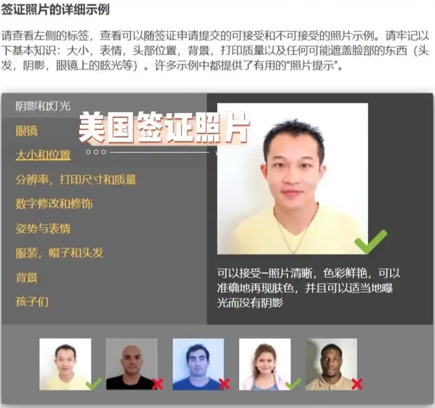 如何拍出一个合格的美国签证照片 99美国签证照片要准备电子版和洗