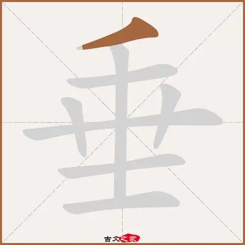 垂的拼音怎么读