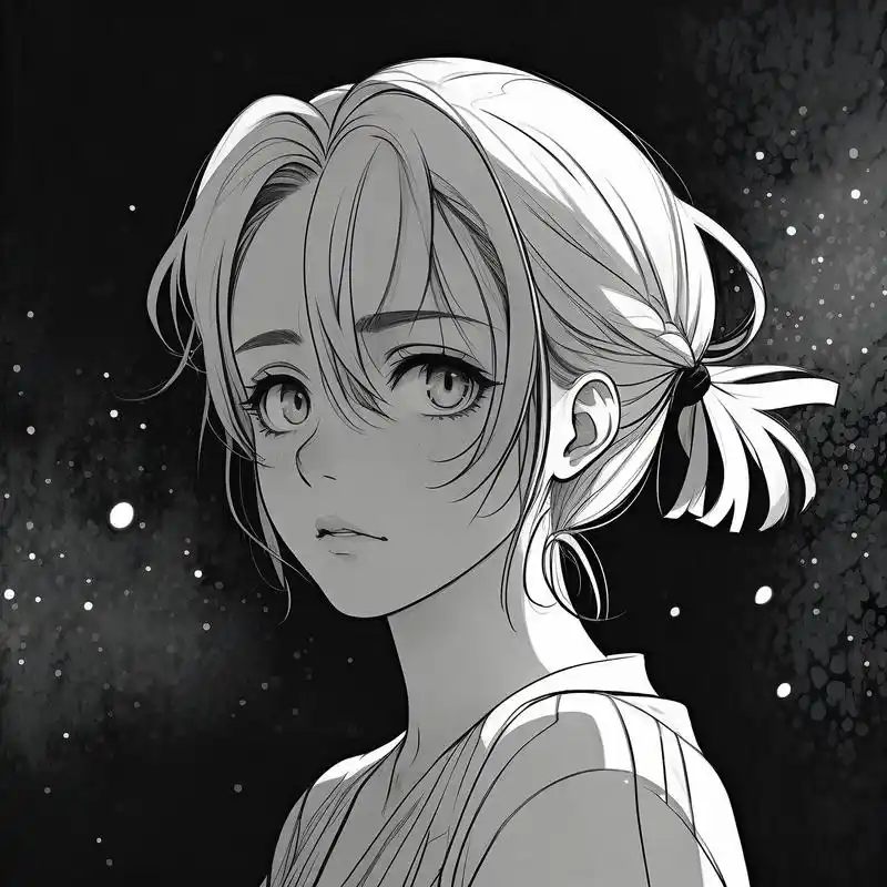 女生伤感黑白头像,谁还没用过?