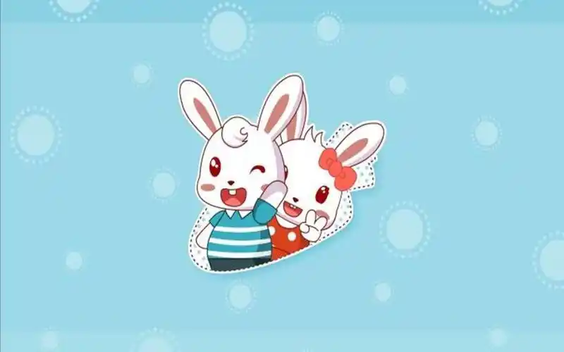 可爱卡通情侣图片电脑桌面壁纸