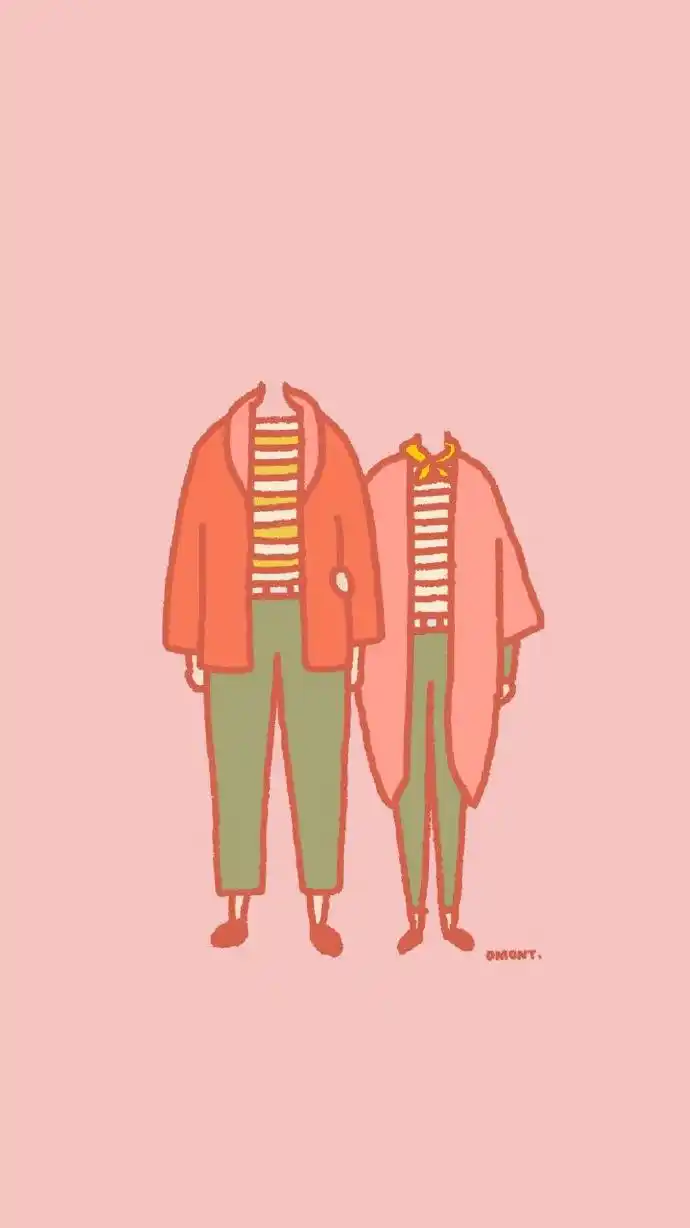 蜜桃粉系情侣抠图壁纸#抠图素材##情侣抠图##无水印壁纸