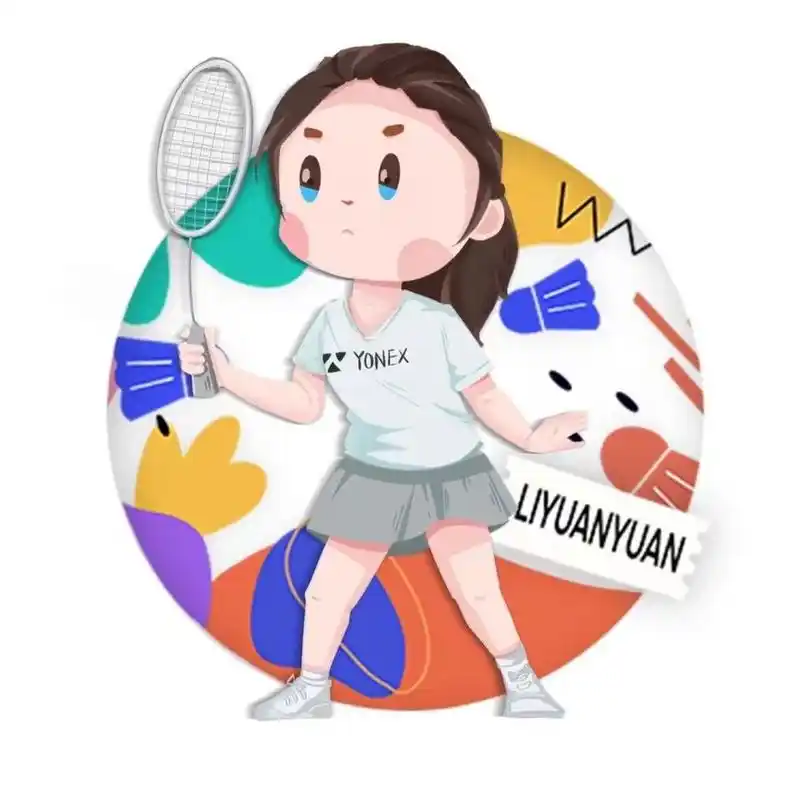 羽毛球卡通人物,帮我选选哪张可爱959615 图一和图二哪个好看