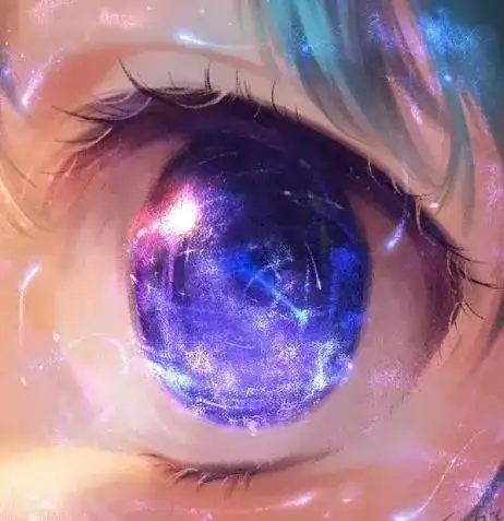 十二星座专属的二次元星空眼,摩羯座梦幻紫,狮子座是恶魔之眼!