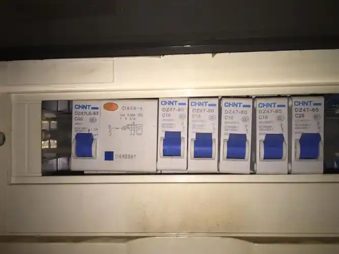 家里突然断电,打开电闸发现最后一个掉下来了,合上之后没电,我又重新