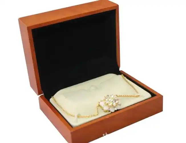 高档项链木盒 木质饰品盒收纳盒 珠宝首饰木盒 首饰包装礼盒 定做