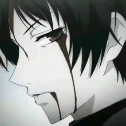 qq头像动漫孤独男生背影黑白图片