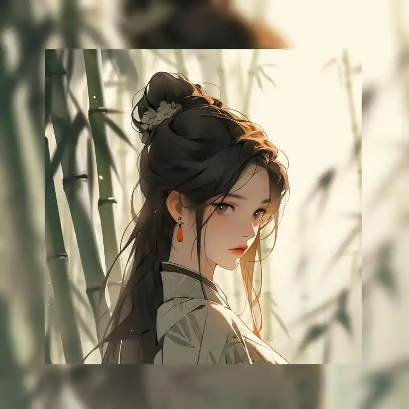 绝美古风侠女头像.