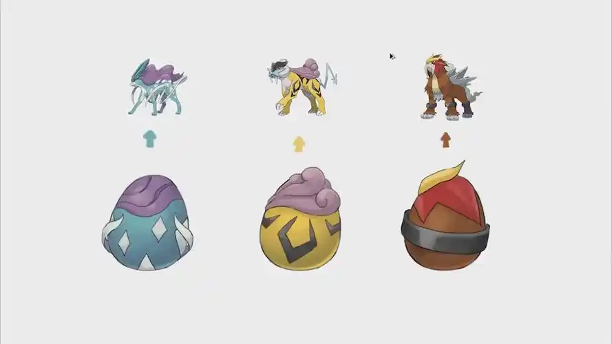 水君雷公炎帝小时候长啥样口袋妖怪三圣兽的完整进化轨迹