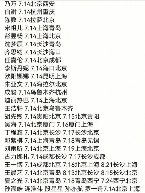 更新啦_明星行程_娱乐_明星娱乐资讯