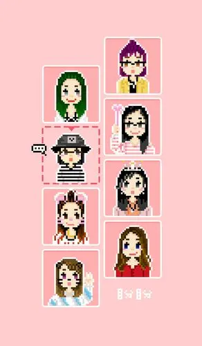 【塑料姐妹花,永远不分家】 之前的人物像素