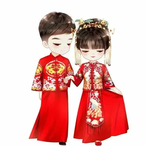 甜蜜古风头像婚礼头像你甜到了吗