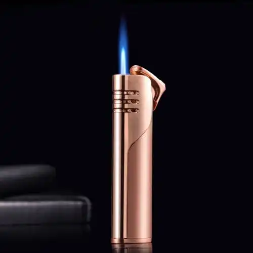 直充充气打火机直焰防风火机雪茄点火器金属个性创意送男朋友礼物