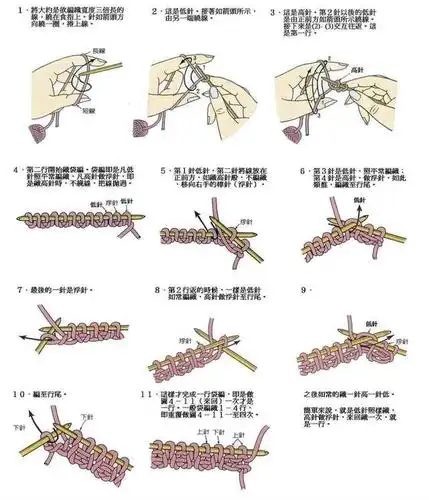 围巾的织法,怎么织围巾