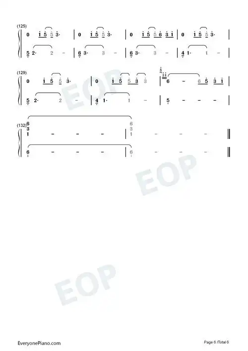 遇萤-橙光遇龙主题曲双手简谱预览6