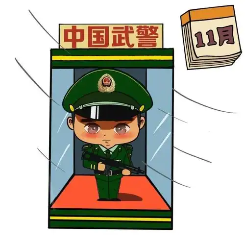 中国武警执勤哨兵肤色全年变化图鉴