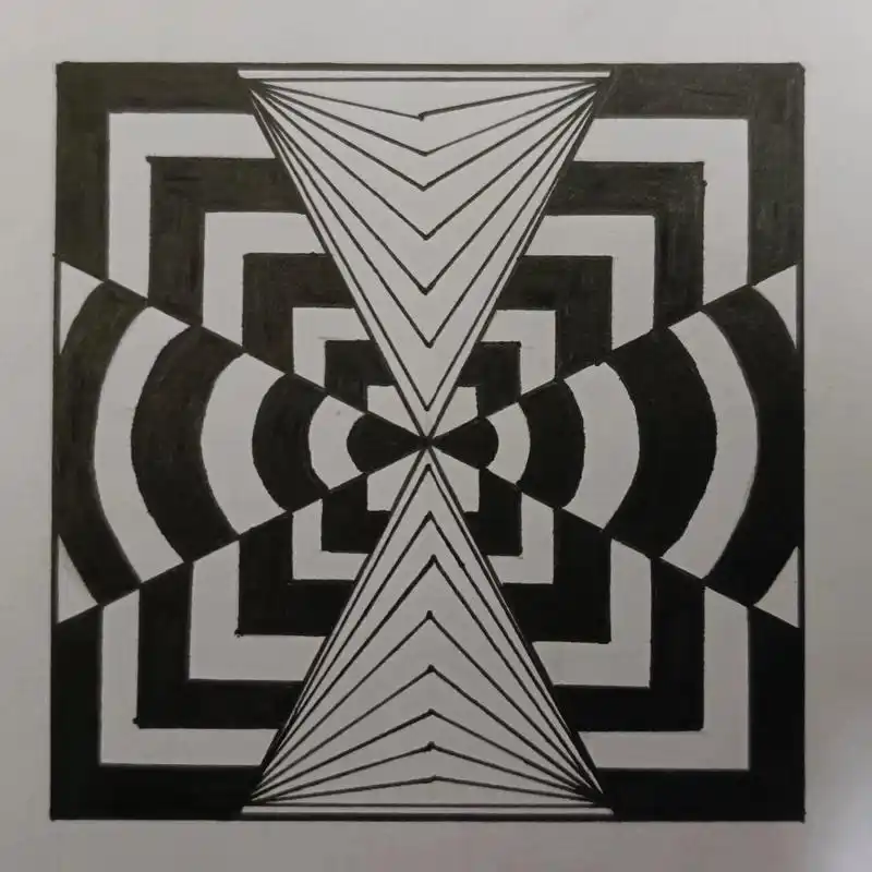 平面构成 形式美法则:变化和统一,对称与均衡,对比与调和,节奏与韵律.