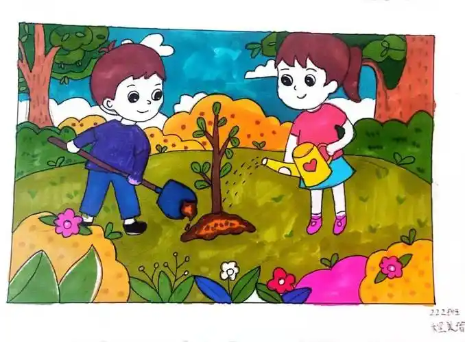 相逢植树节爱在春天里