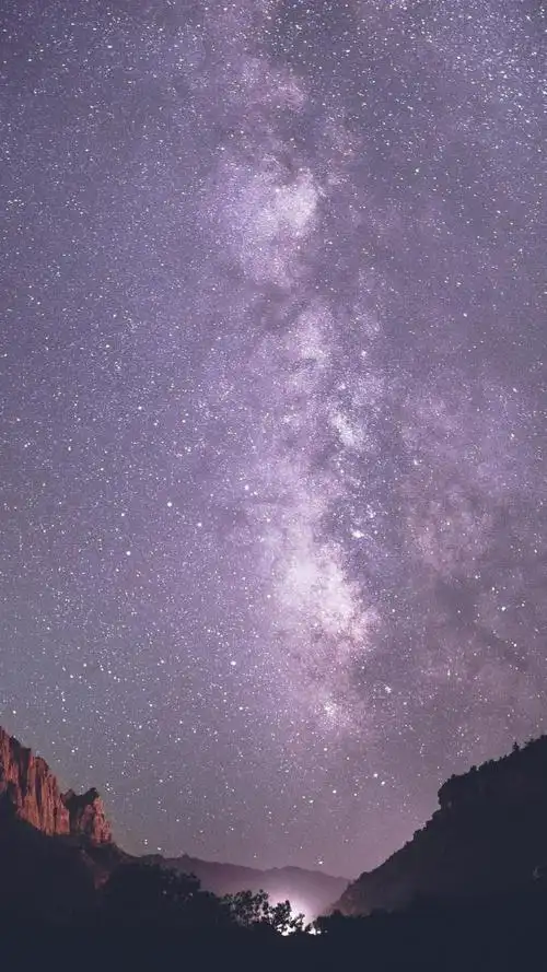 唯美夜晚星空风景1080p