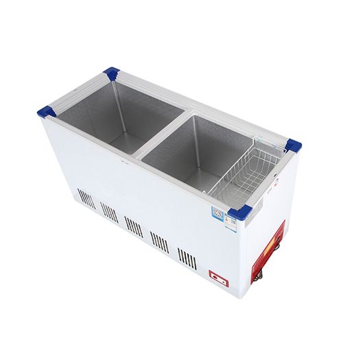 南凌卧式冰柜商用冰箱双温冷柜冷藏冷冻蝶形展示柜