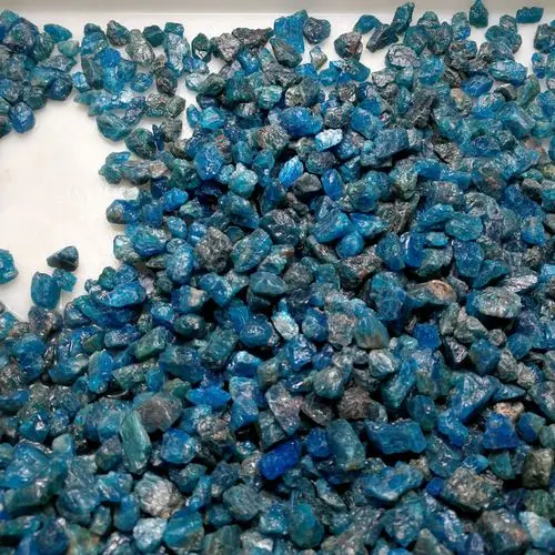 深蓝天然蓝磷灰石原矿原石