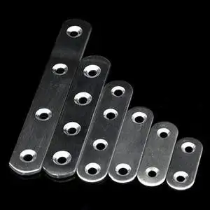 新式钢条b扁条带孔铁条万rv铁拼接三角片固定铁片条连接能万能家