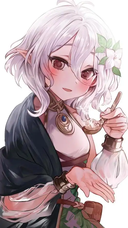 二次元可爱性感动漫美女精致手绘插画,高清图片,手机锁屏桌面-壁纸族