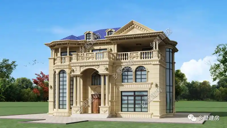 三层欧式别墅入目尽是奢华建一栋你就是人生赢家