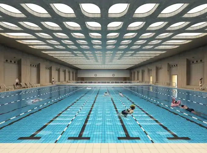 伦敦游泳馆局部临摹 - 效果图交流区-建e室内设计网