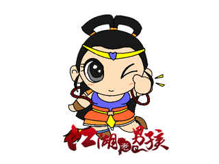 59-扈三娘--爱你哦-q版表情-古装-108将-天罡地煞-江湖老男孩-公测