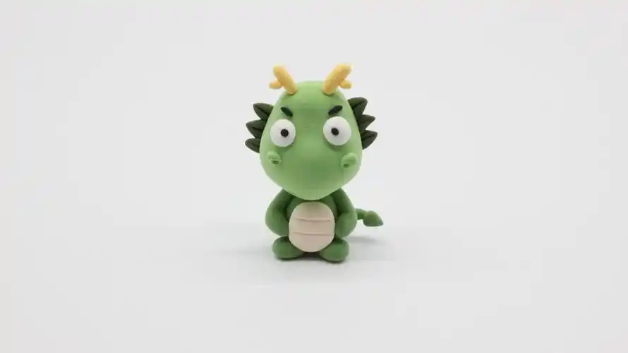 青年之家8月21日粘土十二生肖系列酷炫生肖龙