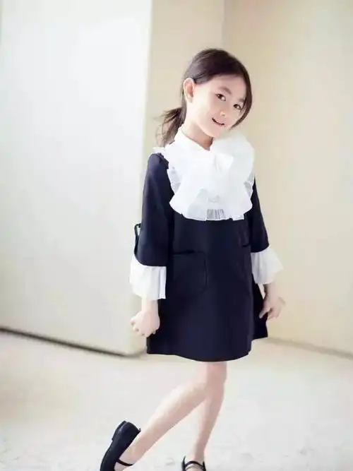 6岁奥莉留长发,"萌神"变淑女,甜馨保护的姐姐已经长大了!