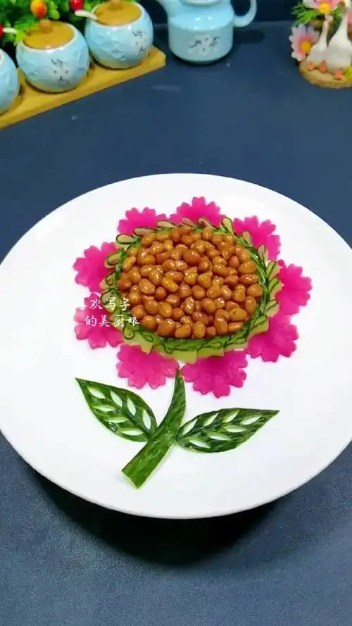 美食 #创意摆盘#美厨娘原创美食#果蔬雕刻