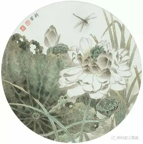 《秋荷溢香》淡彩