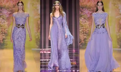 紫色长裙自带冷艳效果,简直如同仙女
