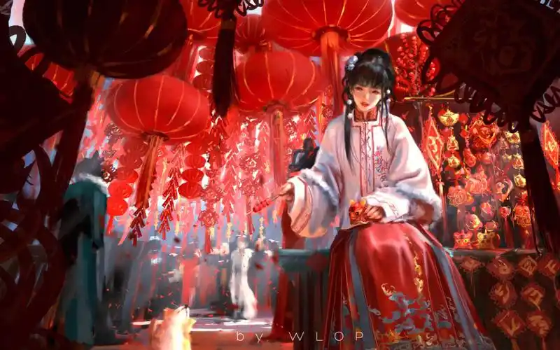 ipad壁纸4k高清分享期鬼刀小绿的绝美壁纸