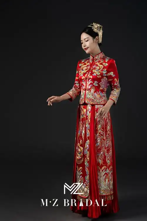 mz bridal成都婚纱中式嫁衣