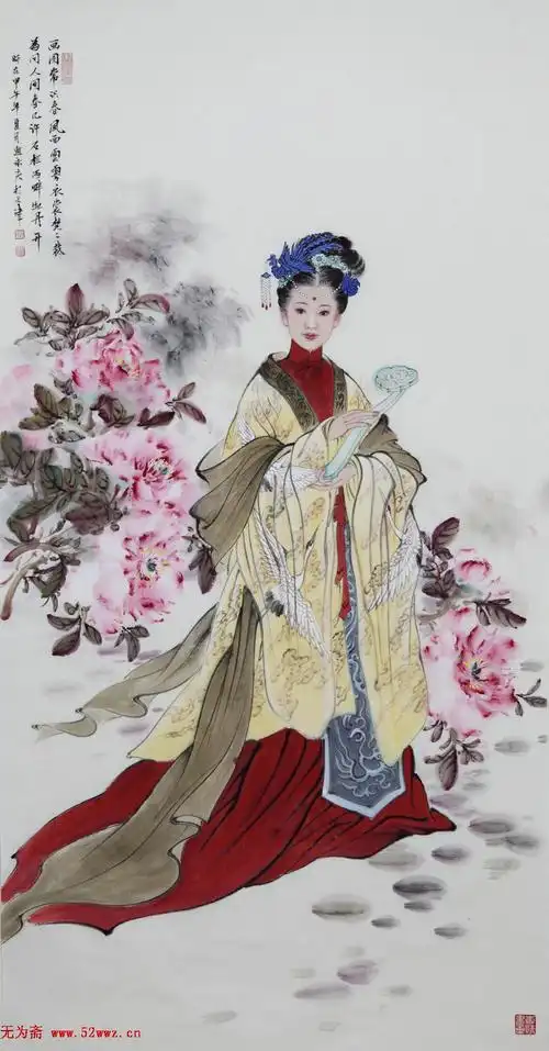 赵永夫工笔人物古代仕女画欣赏(2)