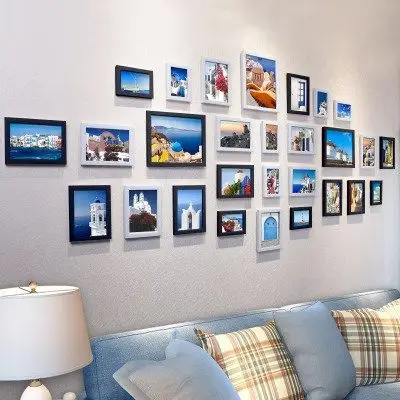 照片墙装饰九宫格组合图片