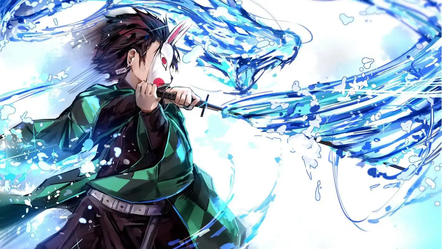 动漫《鬼灭之刃》人物桌面壁纸高清大图预览1920x1080_卡通动漫下载_