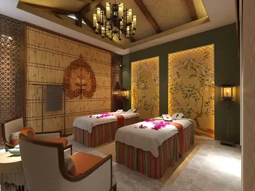 灌云养生馆中式风格装修效果图实景图