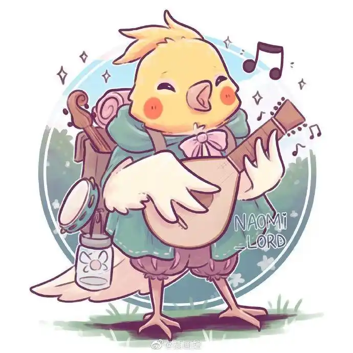 一组超可爱的动物拟人插画分享!