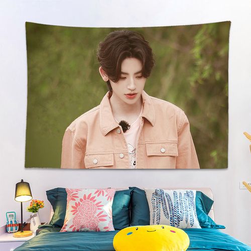 小鬼王琳凯背景布学生宿舍装饰挂布挂毯床头布挂毯ins明星可定制