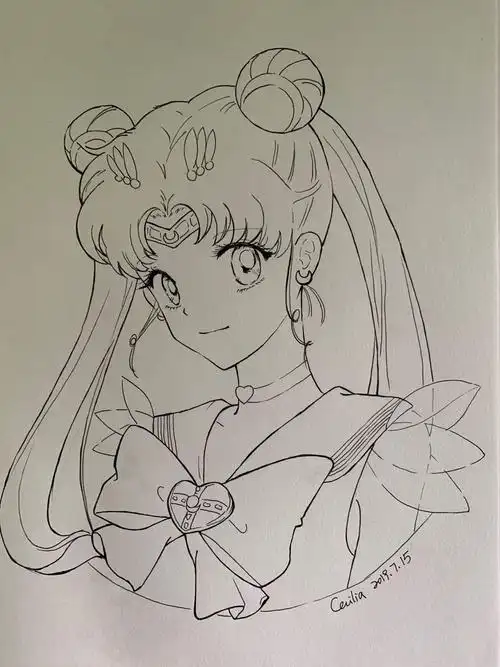 卡通人物简笔画美少女卡通人物简笔画美少女可爱