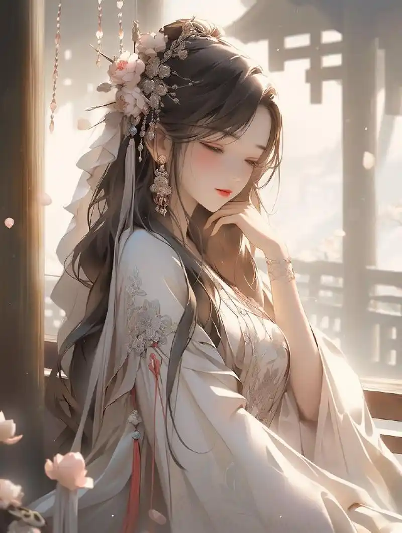 淡雅古风女生头像 676767