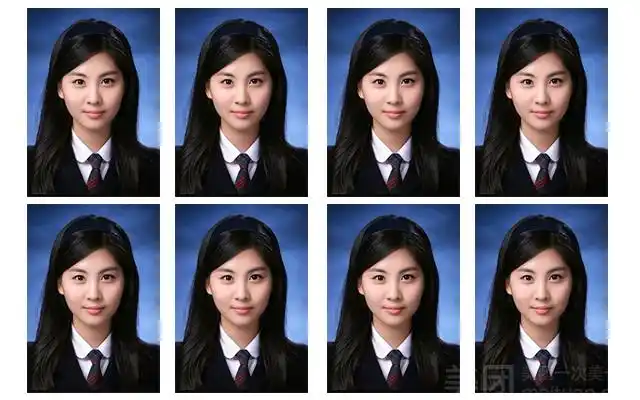 满意为止 选中照片当场精修 解决任何意见 【照片数量】 一寸8张