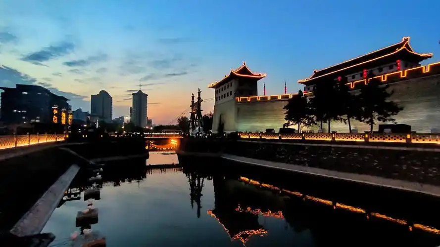 秋后的火烧云——西安南门外永宁门