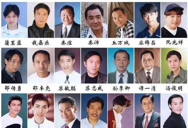 tvb的那些主角与配角们男演员篇