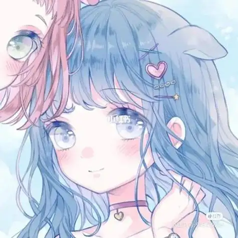 二次元闺蜜头像.