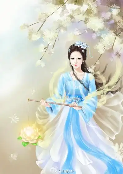 古装手绘美女 插画师:叶紫装
