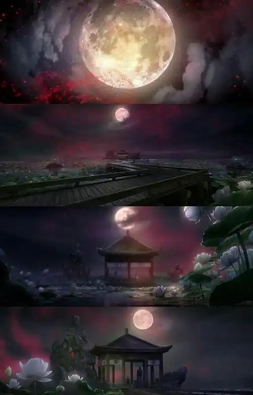 魔道祖师中那些极美的风景云梦的莲花太惊艳